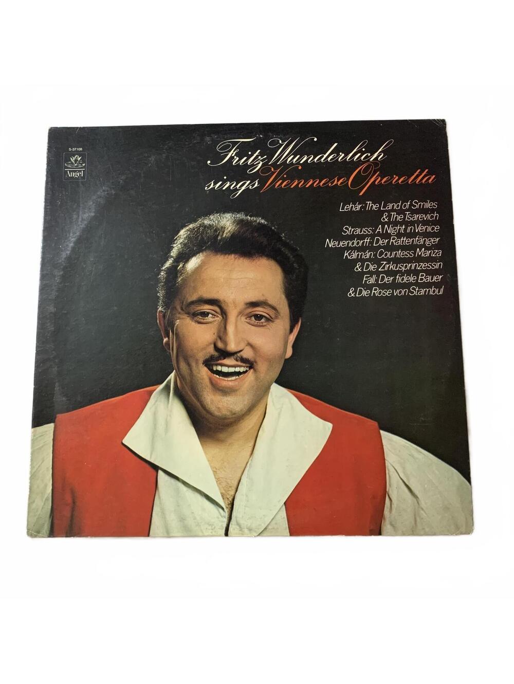 Fritz Wunderlich Sings Viennese Operetta Vinyl Record